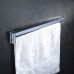 Hiendure® Swing Out Brass Towel Rack Bathroom Kitchen Storage Organizer Rustproof Wall Mount Towel Rail  Chrome Finish - B0714J5QJD